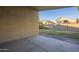 Covered patio overlooking a grassy backyard at 896 E Windsor Dr, Gilbert, AZ 85296