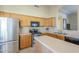 Modern kitchen featuring stainless steel appliances and ample counter space at 896 E Windsor Dr, Gilbert, AZ 85296