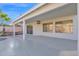 A large, covered patio with view of the blue sky and backyard at 914 E Ross Ave, Phoenix, AZ 85024