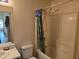 Clean bathroom with shower/tub combo and vanity at 1244 S Portland Ave, Gilbert, AZ 85296