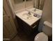 Bathroom with vanity, toilet and mirror at 1244 S Portland Ave, Gilbert, AZ 85296