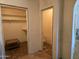 Small bathroom with toilet and additional storage at 1244 S Portland Ave, Gilbert, AZ 85296