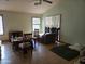 Living room with vaulted ceiling and sitting area at 1244 S Portland Ave, Gilbert, AZ 85296