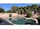 Inviting kidney shaped pool with waterfall feature at 18546 E Oak Hill Ln, Queen Creek, AZ 85142