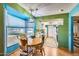 Cozy dining area with built in shelving and bay window at 18852 N Aztec Dr, Sun City, AZ 85373