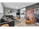 Open living room with a view of the kitchen and stylish decor at 2087 E 10Th St, Tempe, AZ 85281