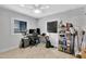 Home office with a desk, chair, and shelving unit at 2087 E 10Th St, Tempe, AZ 85281