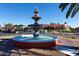 Ornamental fountain in the community center at 2206 S Ellsworth Rd # 72B, Mesa, AZ 85209