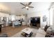 Modern kitchen with island, stainless steel appliances at 2206 S Ellsworth Rd # 72B, Mesa, AZ 85209