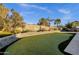 Landscaped backyard, featuring a putting green at 2366 E Becker Ln, Phoenix, AZ 85028