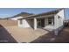 View of home's back exterior and covered patio at 2732 N 217Th Ave, Buckeye, AZ 85396