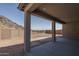 Covered patio with mountain views at 2732 N 217Th Ave, Buckeye, AZ 85396