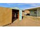 Small storage shed with shelving in backyard at 3821 W Verde Ln, Phoenix, AZ 85019