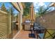 Private patio with grill, table, and chairs at 4364 E Selena Dr, Phoenix, AZ 85050