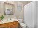 Simple bathroom with a single vanity and shower at 4795 E Bellerive Dr, Chandler, AZ 85249