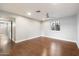 Bright bedroom with hardwood floors and window at 5429 E Bloomfield Rd, Scottsdale, AZ 85254