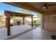 Covered patio with gazebo and backyard access at 5450 W Taro Ln, Glendale, AZ 85308