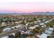 Aerial view of the property and surrounding mountains at 5717 E Justine Rd, Scottsdale, AZ 85254