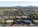 Wide aerial view showing home's location in the neighborhood at 5717 E Justine Rd, Scottsdale, AZ 85254