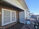 Inviting front porch with seating and a security door at 650 N Hawes Rd # 3431, Mesa, AZ 85207