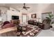 Living room showcasing comfortable seating and southwestern decor at 660 N Maple St, Chandler, AZ 85226