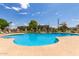 Community swimming pool with plenty of space for swimming and sunbathing at 6820 S Rita --, Tempe, AZ 85283