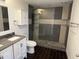 Modern bathroom with double vanity, large shower, and updated fixtures at 7015 N 23Rd Ln, Phoenix, AZ 85021