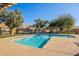 Community pool and relaxing area at 7019 W Mcmahon Way, Peoria, AZ 85345