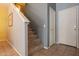 Carpeted staircase leading to the upper level of the home at 7019 W Mcmahon Way, Peoria, AZ 85345