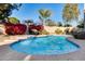 Inviting kidney shaped pool with a waterfall feature at 7132 W Villa Chula --, Glendale, AZ 85310