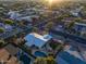 Aerial view of house, pool, and surrounding neighborhood at 7501 N 22Nd Pl, Phoenix, AZ 85020