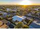 Aerial view of house, pool, and surrounding neighborhood at 7501 N 22Nd Pl, Phoenix, AZ 85020