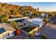 Aerial view of house, pool, and surrounding neighborhood at 7501 N 22Nd Pl, Phoenix, AZ 85020