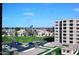 Aerial view of Scottsdale Shadows community, showcasing surrounding landscape and building at 7950 E Camelback Rd # 512, Scottsdale, AZ 85251