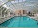 Heated indoor pool with glass enclosure at 7950 E Camelback Rd # 512, Scottsdale, AZ 85251