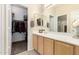 Bathroom with double vanity, walk-in closet, and shower at 900 S 94Th St # 1001, Chandler, AZ 85224