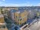 Aerial view of a yellow townhome building in a community at 900 S 94Th St # 1066, Chandler, AZ 85224