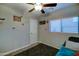 Bedroom with single bed, decorative wall art, and ceiling fan at 9136 E Plata Ave, Mesa, AZ 85212