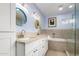 Modern bathroom with double sinks and a bathtub at 1809 E Campbell Ave, Phoenix, AZ 85016