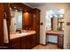 Large Primary bathroom with double vanity and separate shower at 2157 W Mulberry Dr, Phoenix, AZ 85015