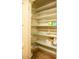 Well-organized pantry with ample shelving at 2157 W Mulberry Dr, Phoenix, AZ 85015