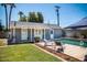 Charming backyard oasis with pool and guest house at 2157 W Mulberry Dr, Phoenix, AZ 85015