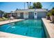 Refreshing blue swimming pool in the backyard at 2157 W Mulberry Dr, Phoenix, AZ 85015