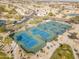 Aerial view of community tennis and pickleball courts at 3056 E Palm Beach Dr, Chandler, AZ 85249