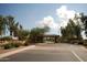Gated community entrance with guard house at 3056 E Palm Beach Dr, Chandler, AZ 85249