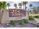 Solera Chandler by Del Webb community entrance sign at 3056 E Palm Beach Dr, Chandler, AZ 85249