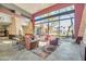 Community clubhouse lobby with comfortable seating and large windows at 3056 E Palm Beach Dr, Chandler, AZ 85249