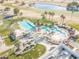 Resort-style pool and spa with palm trees at 3056 E Palm Beach Dr, Chandler, AZ 85249