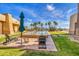 Relaxing pool area with lounge chairs and mountain views at 3056 E Palm Beach Dr, Chandler, AZ 85249