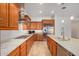 Modern kitchen with stainless steel appliances and ample cabinet space at 3082 E Jade Ct, Chandler, AZ 85286